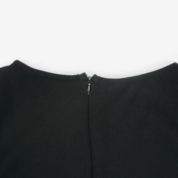 ASOS Floral Cutout Mini Dress Size 6 Black Minimalist Semi-Formal Date Night - Picture 9 of 13